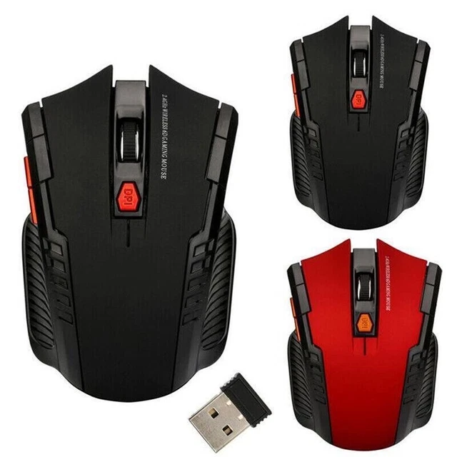 2 x 2.4G Wireless 6 Buttons 1600DPI Adjustable Mouse AU VICTORIA stock (2 mice)
