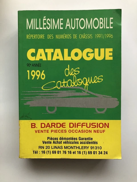 catalogue des catalogues-année 1996