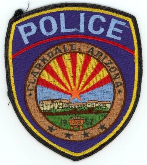 Arizona Az Clarkdale Police Nice Shoulder Patch Sheriff