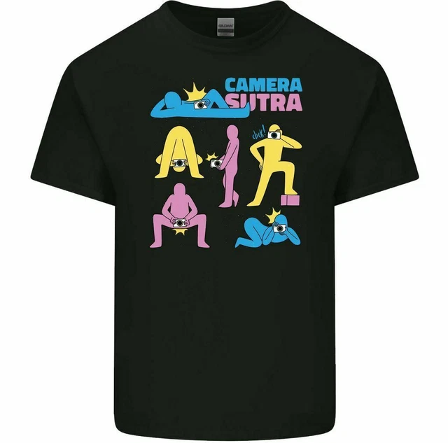 Fotocamera Sutra Uomo Divertente T-Shirt Fotografia Nuda Fotografo Maleducato