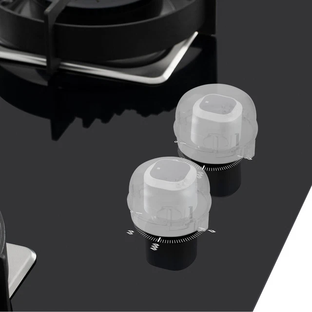 4 pz copertura stufa a gas strumento da cucina protezione superiore manopola protezione bambino bambino