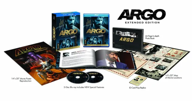 Coffret ARGO Édition Collector The Declassified Extended Edition 2 BluRay +Livre