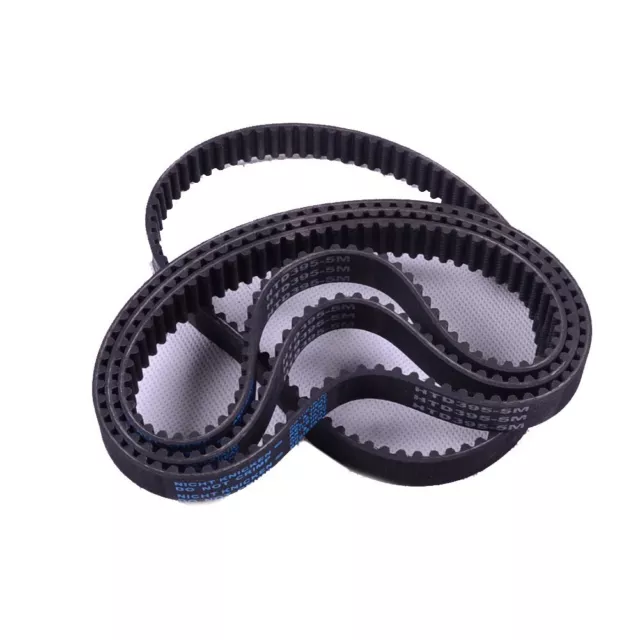 Ceinture de synchronisation 15 mm de largeur pièces en caoutchouc noir ceinture