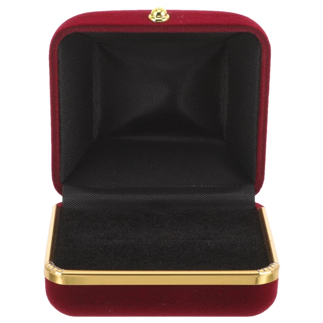 Hoshisea Boîte à Bague Fiançailles Bois De Noyer – Écrin Bois Élégant Pour Proposition, Mariage, Saint-Valentin, Thanksgiving