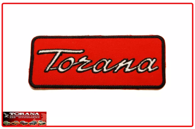 Torana Script Embroided Patch