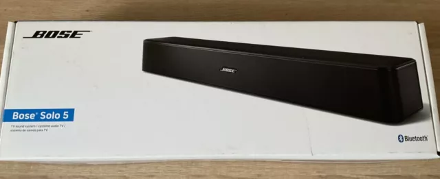 Bose Solo 5 Sound Bar. TV Soundbar System With Remote