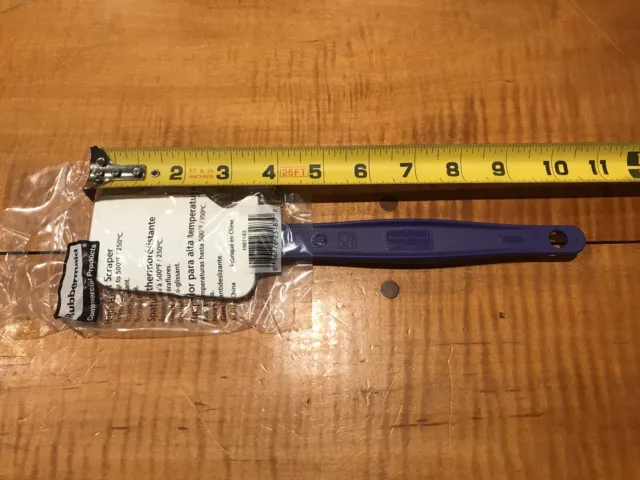 Rubbermaid Commercial spatula scraper 9.5 Inch High Heat Silicone 1962 CHEF NEW
