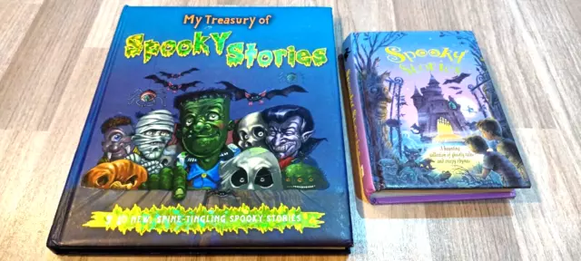 My treasure of spooky stories + Spooky stories, 2 books, Great Condition