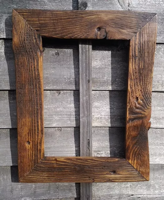 Rustic Reclaimed Jacobean Wood for A3 Picture Canvas Photo Frame Christmas gift