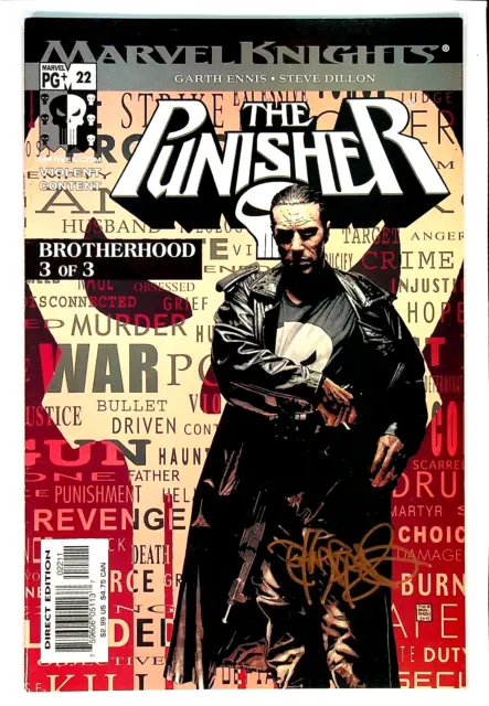 Punisher #22 Vol 4 Signed by Tim Bradstreet Marvel Comics 2001
