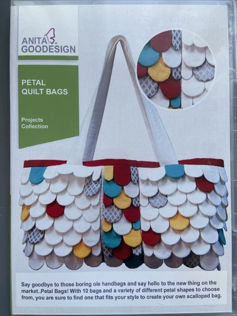 Bolsa de edredón de pétalos de diseño de máquina de bordar Anita Goodesign