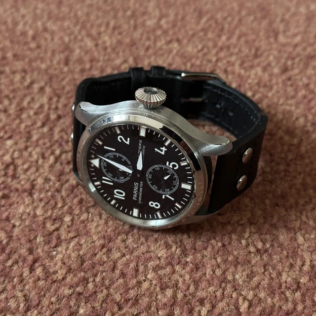 Parnis 47mm sales big pilot