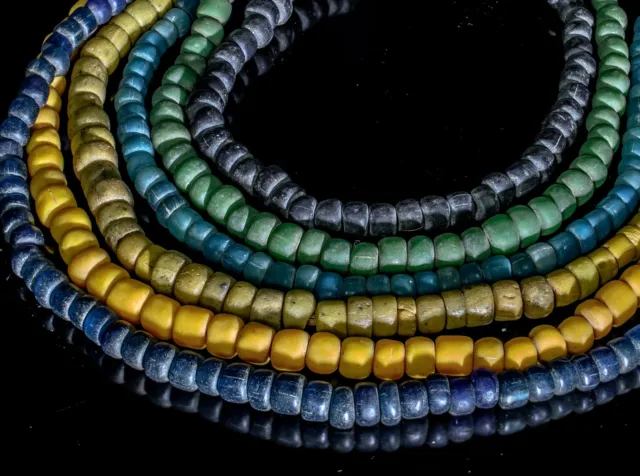 Ancient Indo-Pacific Trade Glass Imitation Beads Multiple colors