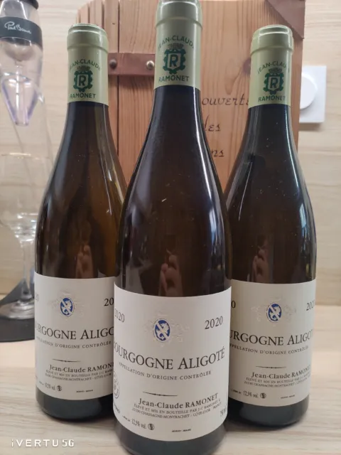 3x Bourgogne Aligoté 2020 Jean Claude Ramonet Rare Vin Blanc