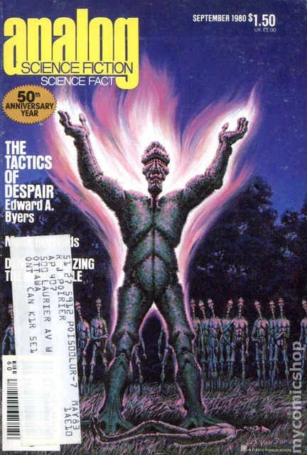 Analog Science Fiction/Science Fact Vol. 100 #9 VG 4.0 1980 Stock Image