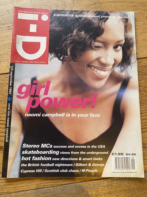 ID MAGAZINE SEPTEMBER 1993, issue 120, Naomi Cambell cover £29.82