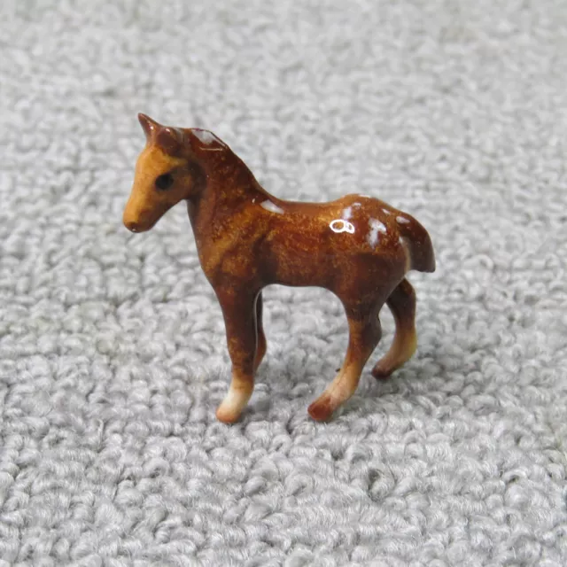 Hagen-Renaker Miniature Ceramic Chestnut Mini Highland Pony