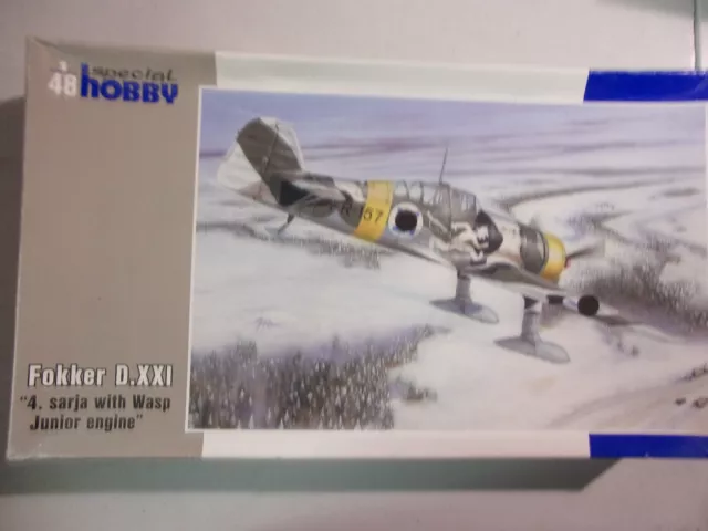 Special Hobby  1/48     Avion  Fokker D Xxi  48073