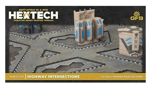 Hextech: Trinity City - Highway Intersections X10 (US IMPORT) ACC NEW