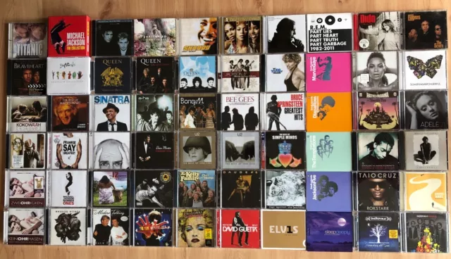 60 Stück CD Top Interpreten Private Sammlung Konvolut Rock, Pop &  Oldies *TOPP