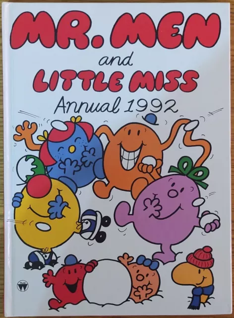 MR. MEN AND LIttle Miss Annual 1992 By Roger Hargreaves £1.99 - PicClick UK