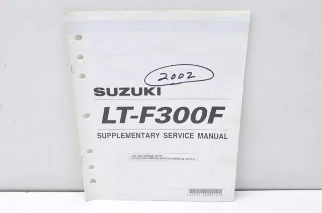 OEM Suzuki 99501-42200-01E LT-F300F Supplementary Service Manual