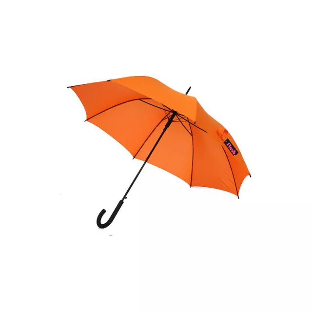 Parapluie droit orange petit prix