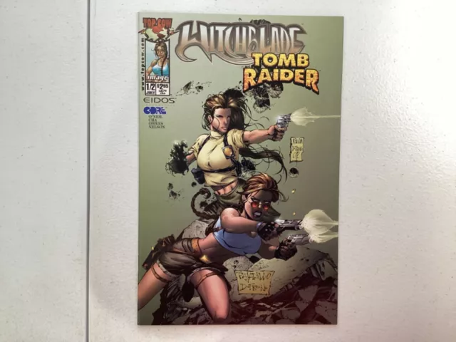 Witchblade Tomb Raider 1/2 Eidos Image Top Cow D-Tron 2000 1st Print NM