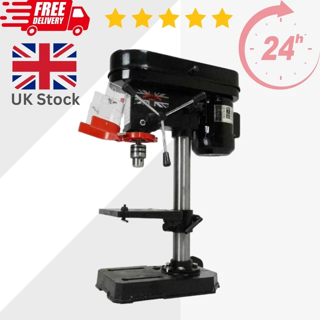 Bench Drill Press New Heavy Duty 350W 13Mm Rotary Pillar 5 Speed Press Drilling