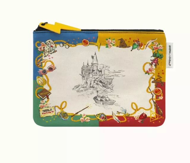 BNWT Harry Potter X Cath Kidston Small Pouch Purse Make Up Bag Pencil Case