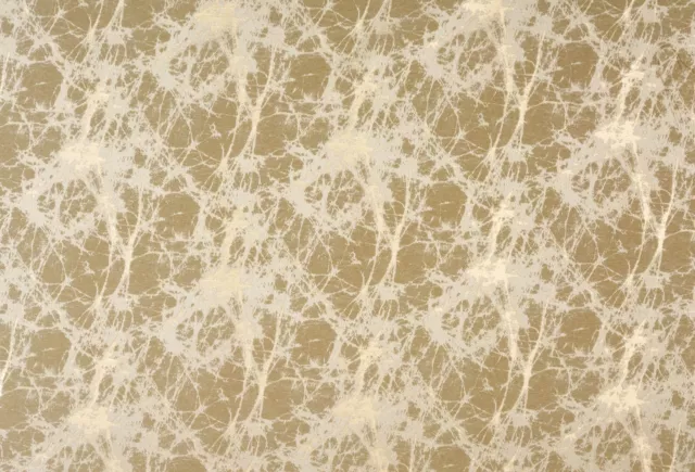 Fryetts Lava Metallic Fabric Marble Texture Print Pattern Craft Curtain Material