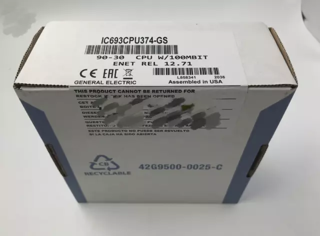 NEW Unopened Fanuc IC693CPU374-GS CPU Module with 240k Built-in Ethernet