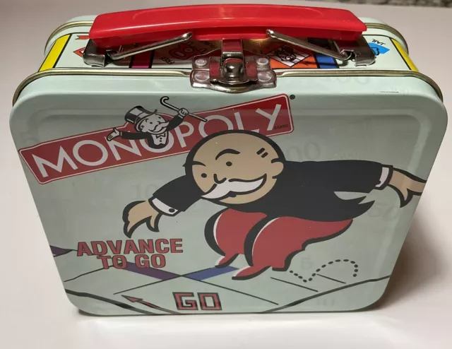 2000 Monopoly Collectors mini lunchbox tin - Great Shape Make An Offer!