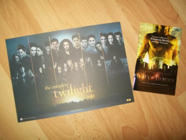 Twilight Saga Rare Original Cinema Poster Lobby Card + Promo Sample Book . Rare