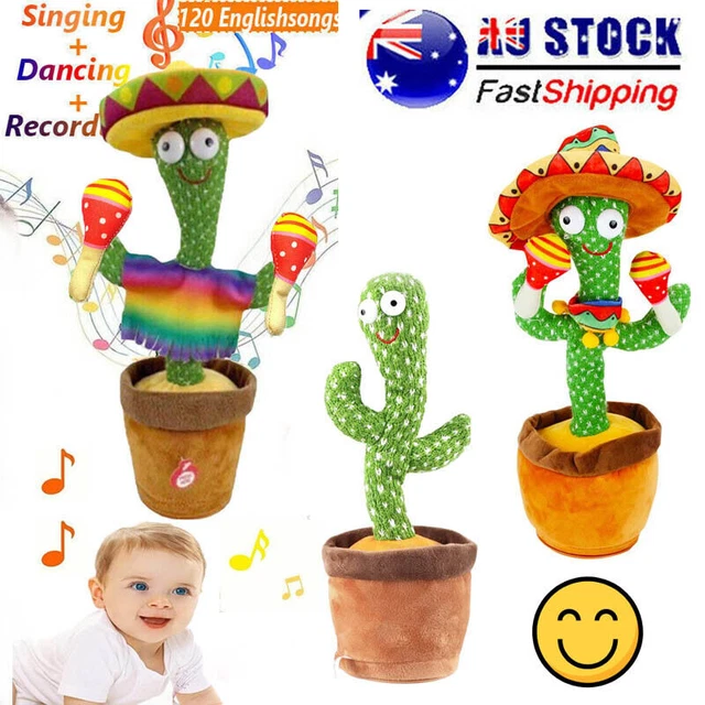 Talking Toy Dancing Cactus Doll Speak Talk Sound Record Repeat Kawaii Cactus Toy
