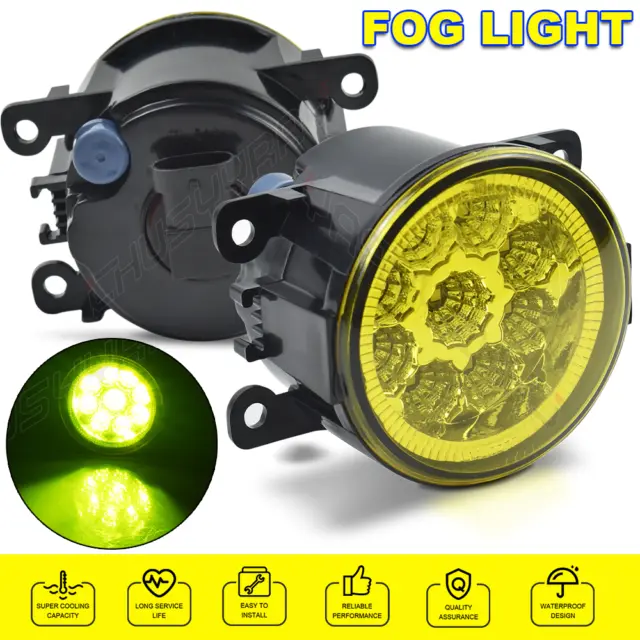 YellowLED Fog Light For Subaru Forester XV Crosstrek 2014-2020 Front Bumper Lamp