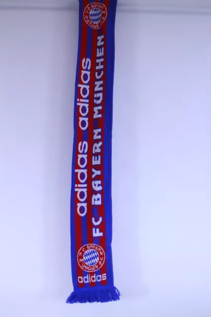 FC Bayern München Adidas Fußball Fanschal FCB Scarf rot blau Fanartikel