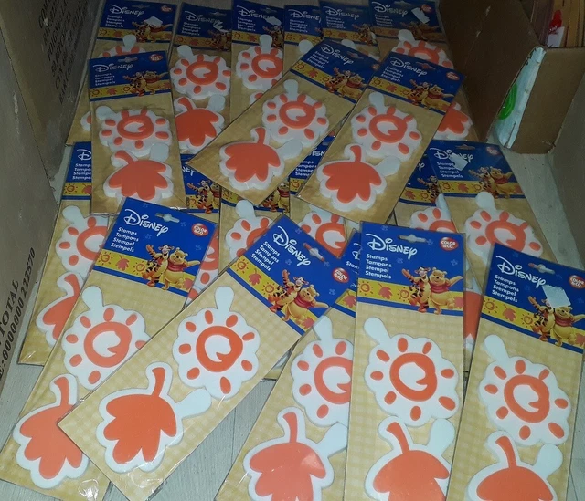 Lot Revendeur 44 Tampon Mousse Disney 12X9 Cm 22 Blisters De 2 Tampons