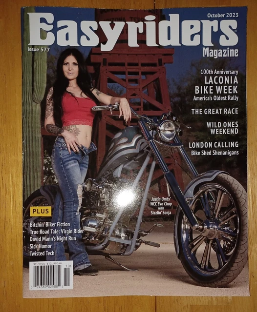 EASYRIDERS MAGAZINE OCTOBER 2023 100th ANNIVERSARY LACONIA BIKE
