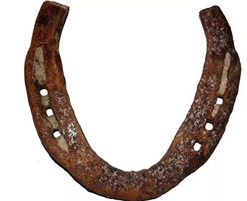 4'' Lovely Collectible Horseshoe Good Luck Brass Horse Shoe Naal Home Decor  Gift