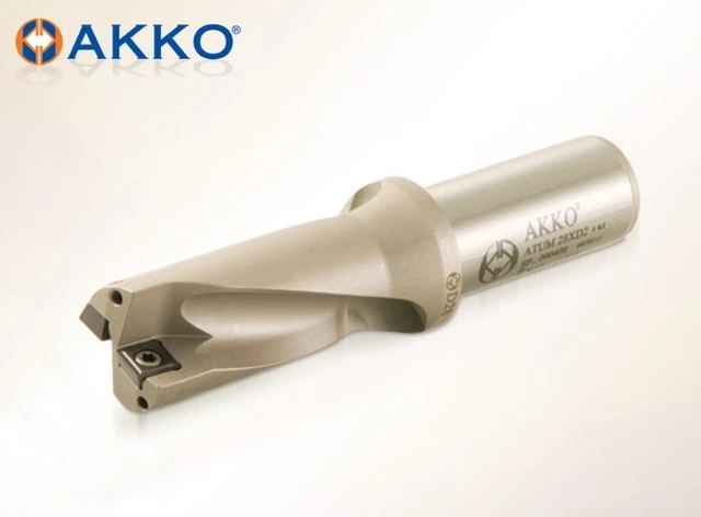 Akko ATUM 24XD2 SP .. Ø24 2xD Wendeplattenbohrer SP.. 07T308