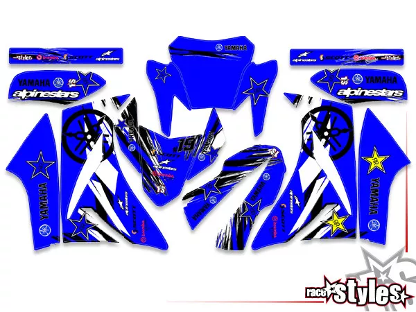 Kompletter FACTORY Dekor Kit für YAMAHA XT 660 R / X 04-2015 grafiche graphique