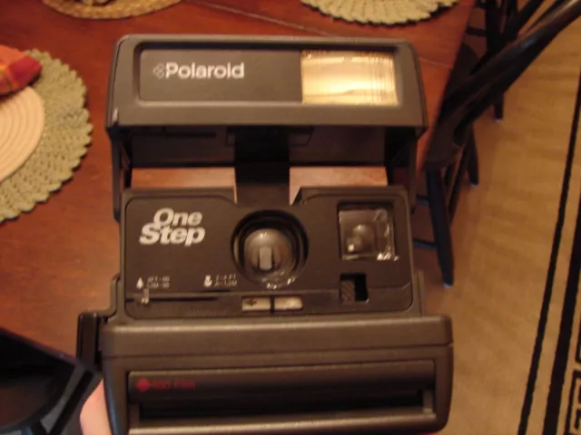 La correa de muñeca Polaroid de primer paso con flash de primer paso para cámara fotográfica instantánea ¡funciona!¡!