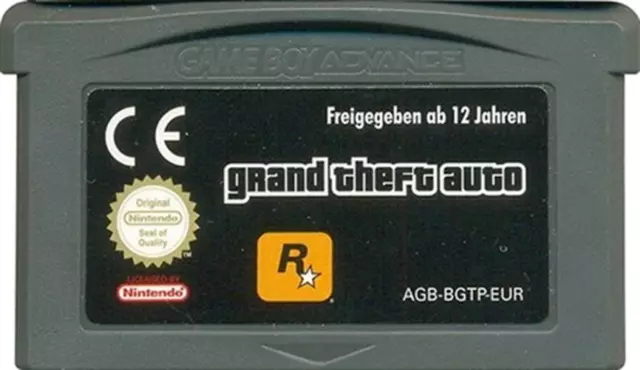 Grand Theft Auto - Nintendo Game Boy Gameboy Advance GTA Action Video Game