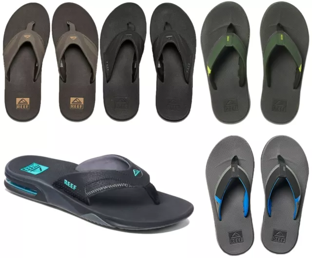 REEF - OFFICIAL - Mens Mick Fanning Flip Flops Sandals - Bottle Opener - NEW