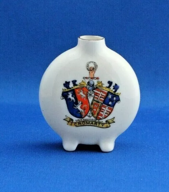 English Porcelain Crested Shelley China Souvenir "Cromarty" Crest