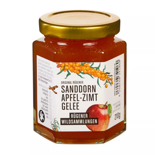 Original Rügener Sanddorn-Apfel-Zimt-Gelee, vegan