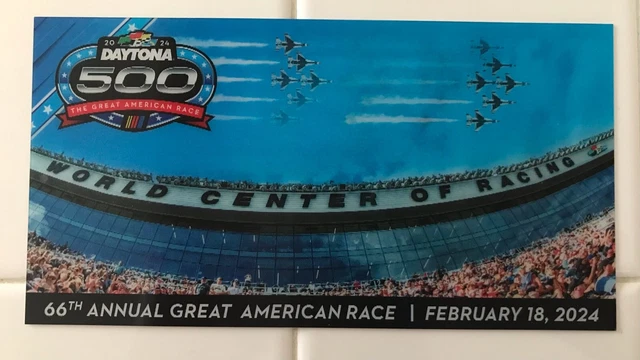 2024 DAYTONA 500 Ticket Stub Winner William Byron Last Year For Hard