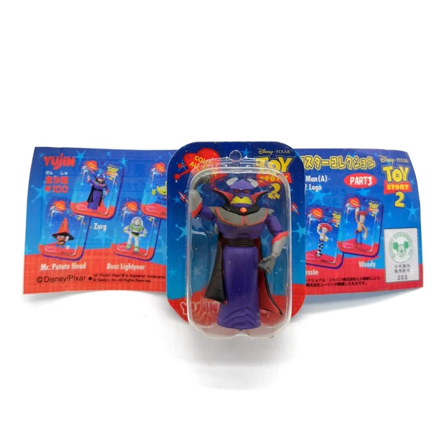 DISNEY PIXAR TOY Story 2 ZURG 1" Mini Figure BLISTER PACK Miniature Toy
