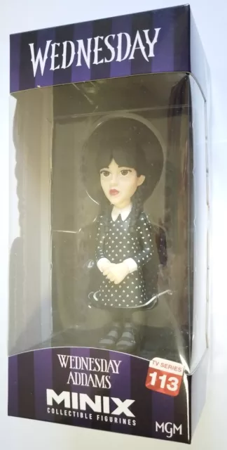 Minix Wednesday Collectible Figurine Wednesday Addams n.113 TV Statuetta